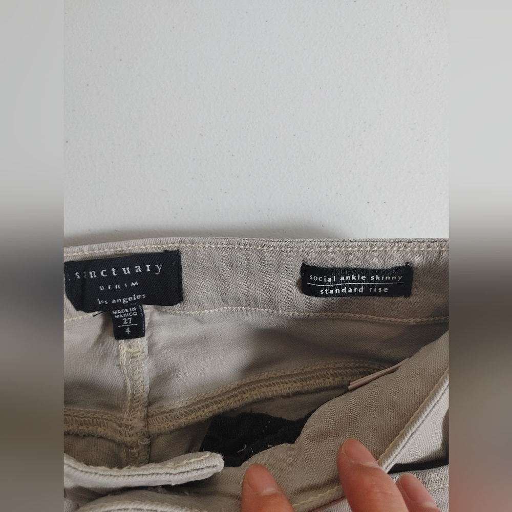 NWT Sanctuary Denim Social Ankle‎ Skinny Jean 27 - Picture 3 of 6